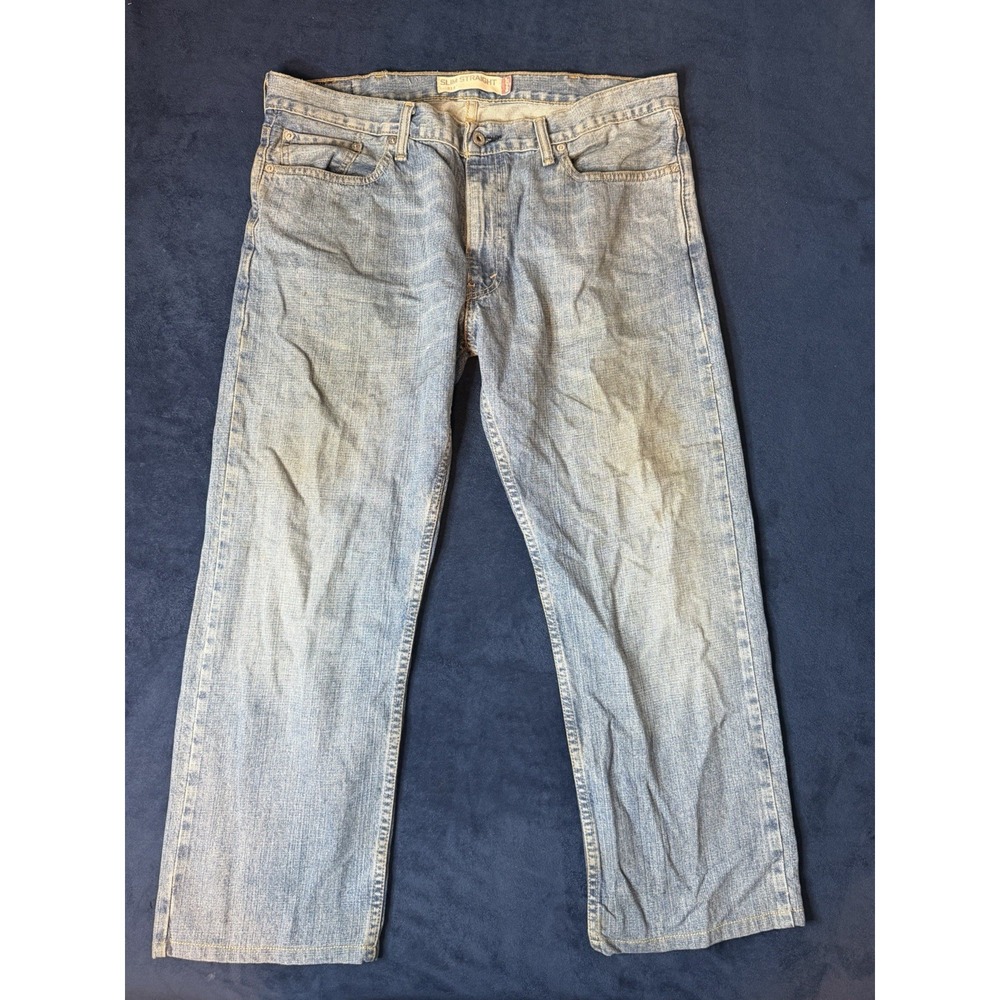 Vtg Levis 514 Slim Straight Jeans Mens 38x30 Actual 36x28 Medium Blue Denim